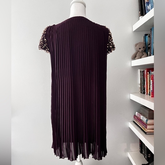Manoush Paris Boutique Designer Dress M Purple - Picture 10 of 16